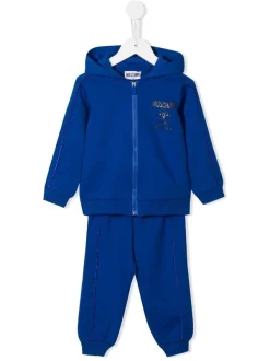 ( Nouvelle Collection ) Moschino Kids Survêtement à Logo Double Question Mark Imprimé 40457