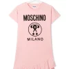 ( Nouvelle Collection ) Moschino Kids T-shirt à Imprimé Double Question Mark Enfant -Moschino Kids Soldes Boutique 17915221 39349574 600
