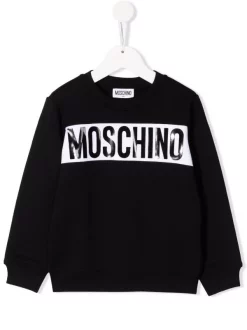 ( Nouvelle Collection ) Moschino Kids Sweat à Logo Imprimé Enfant