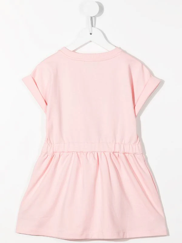 ( Nouvelle Collection ) Moschino Kids Robe à Motif Teddy Bear Brodé 50209 4 ( Nouvelle Collection ) Moschino Kids Robe à Motif Teddy Bear Brodé 50209 – Image 2