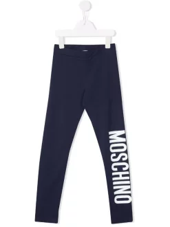 ( Nouvelle Collection ) Moschino Kids Legging à Logo Imprimé Enfant