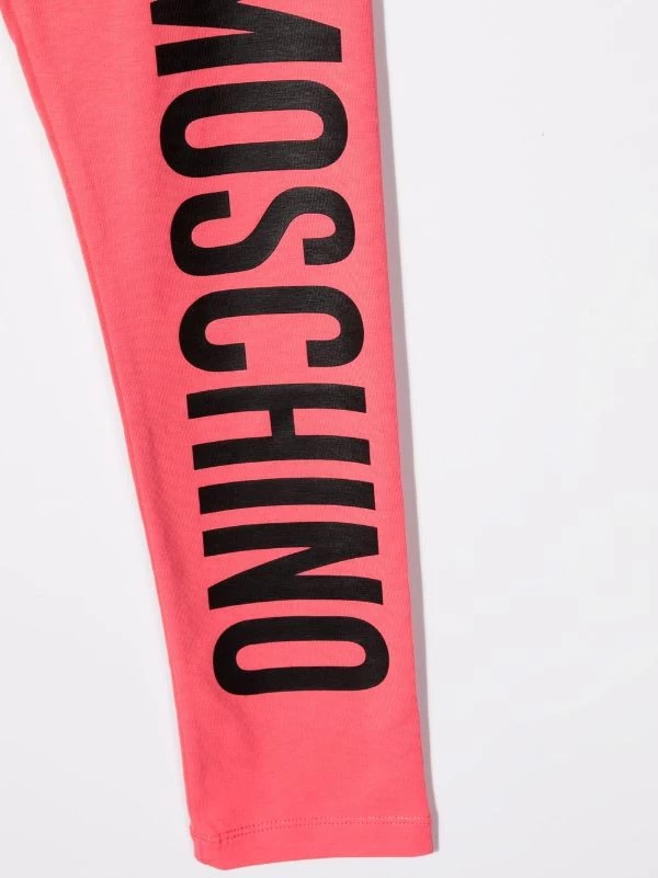 ( Nouvelle Collection ) Moschino Kids Legging à Logo Imprimé 50218 FUXSIA 5 ( Nouvelle Collection ) Moschino Kids Legging à Logo Imprimé 50218 FUXSIA – Image 3