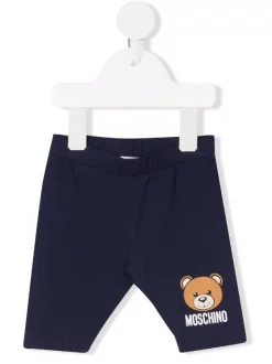 ( Nouvelle Collection ) Moschino Kids Short à Logo Imprimé Enfant