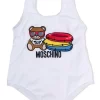 ( Nouvelle Collection ) Moschino Kids Maillot De Bain à Logo Imprimé Enfant -Moschino Kids Soldes Boutique 17920176 37875538 600