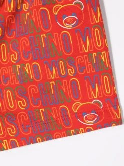 ( Nouvelle Collection ) Moschino Kids Short à Logo Imprimé Enfant -Moschino Kids Soldes Boutique 17920191 37869369 600