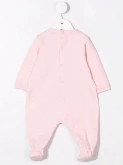 ( Nouvelle Collection ) Moschino Kids 50209 ROSA Trousseau De Naissance à Logo Brodé Enfant -Moschino Kids Soldes Boutique 17920220 37869503 600