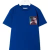 ( Nouvelle Collection ) Moschino Kids T-shirt à Patch Logo 40457 SURF BLUE 1 ( Nouvelle Collection ) Moschino Kids T-shirt à Patch Logo 40457 SURF BLUE -Moschino Kids Soldes Boutique 17921562 38458576 600