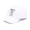 ( Nouvelle Collection ) Moschino Kids Casquette à Logo Imprimé 10101 BIANCO -Moschino Kids Soldes Boutique 17925404 37776833 600