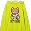 ( Nouvelle Collection ) Moschino Kids Hoodie à Logo Teddy Imprimé 30125 GREEN -Moschino Kids Soldes Boutique 17928530 38090807 600
