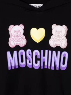 ( Nouvelle Collection ) Moschino Kids Hoodie à Logo Imprimé Enfant 7 ( Nouvelle Collection ) Moschino Kids Hoodie à Logo Imprimé Enfant -Moschino Kids Soldes Boutique 17928865 37907829 600