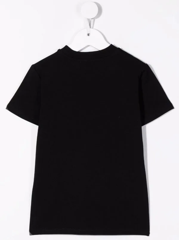 ( Nouvelle Collection ) Moschino Kids 60100 NERO/BLACK T-shirt à Patch Logo Enfant 4 ( Nouvelle Collection ) Moschino Kids 60100 NERO/BLACK T-shirt à Patch Logo Enfant – Image 2