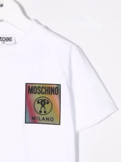 ( Nouvelle Collection ) Moschino Kids T-shirt En Coton à Logo Imprimé Enfant -Moschino Kids Soldes Boutique 17929307 38464281 600