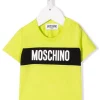 ( Nouvelle Collection ) Moschino Kids T-shirt En Coton à Logo Imprimé Enfant -Moschino Kids Soldes Boutique 17930463 37905522 600