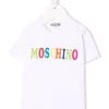 ( Nouvelle Collection ) Moschino Kids T-shirt à Logo Appliqué Enfant -Moschino Kids Soldes Boutique 17930509 37960232 600