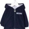 ( Nouvelle Collection ) Moschino Kids Hoodie Zippé à Imprimé Teddy Bear 40016 BLUE -Moschino Kids Soldes Boutique 17937440 37874717 600