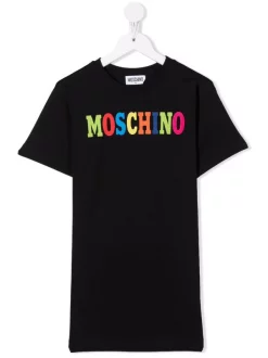 ( Nouvelle Collection ) Moschino Kids Robe à Logo Imprimé Enfant
