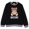 ( Nouvelle Collection ) Moschino Kids Sweat à Imprimé Toy Bear 60100 BLACK 2 ( Nouvelle Collection ) Moschino Kids Sweat à Imprimé Toy Bear 60100 BLACK -Moschino Kids Soldes Boutique 17938011 37825434 600