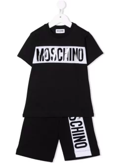 ( Nouvelle Collection ) Moschino Kids Survêtement à Logo Imprimé Enfant