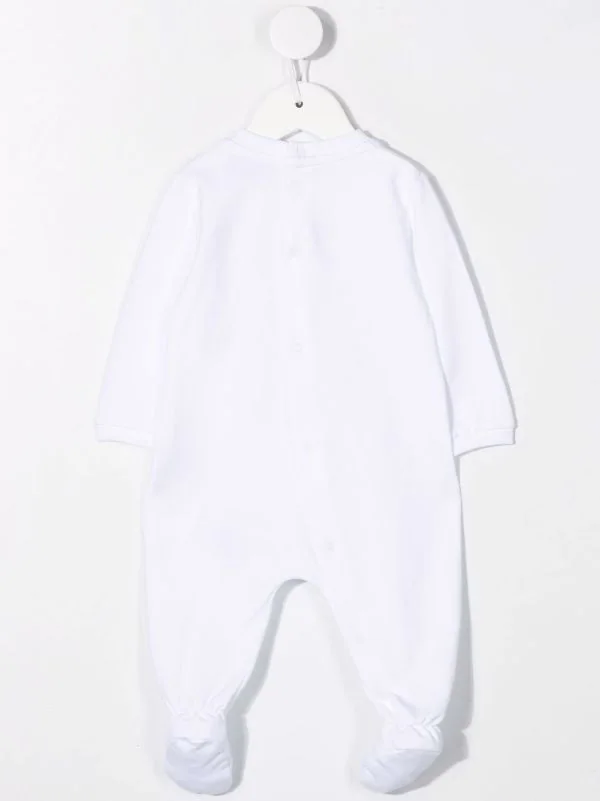 ( Nouvelle Collection ) Moschino Kids Trousseau De Naissance à Logo Imprimé 10101 OPTICAL WHITE 5 ( Nouvelle Collection ) Moschino Kids Trousseau De Naissance à Logo Imprimé 10101 OPTICAL WHITE – Image 3