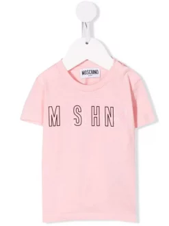 ( Nouvelle Collection ) Moschino Kids 50209 T-shirt à Logo Imprimé Enfant