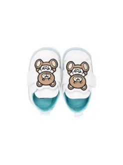 ( Nouvelle Collection ) Moschino Kids Baskets Teddy Bear BIANCO/CIELO 7 ( Nouvelle Collection ) Moschino Kids Baskets Teddy Bear BIANCO/CIELO -Moschino Kids Soldes Boutique 17950771 38572688 600