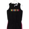 ( Nouvelle Collection ) Moschino Kids Combishort à Logo Imprimé Enfant