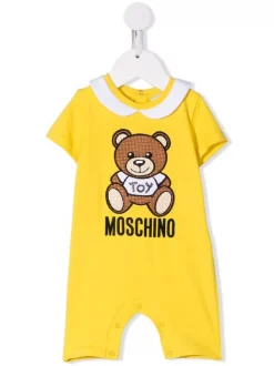 ( Nouvelle Collection ) Moschino Kids Pyjama à Logo Brodé Enfant