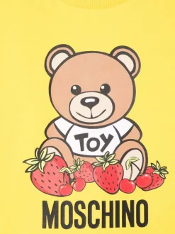 ( Nouvelle Collection ) Moschino Kids T-shirt à Imprimé Teddy Bear 51680 YELLOW 7 ( Nouvelle Collection ) Moschino Kids T-shirt à Imprimé Teddy Bear 51680 YELLOW -Moschino Kids Soldes Boutique 17960038 37888332 600