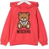 ( Nouvelle Collection ) Moschino Kids Hoodie Teddy à Logo Imprimé 50218 FRAGOLA -Moschino Kids Soldes Boutique 17960111 38033364 600