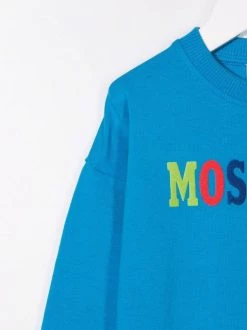 ( Nouvelle Collection ) Moschino Kids Sweat à Patch Logo Enfant -Moschino Kids Soldes Boutique 17961225 37927329 600