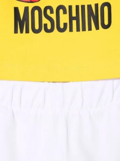 ( Nouvelle Collection ) Moschino Kids Ensemble Short-haut à Volants Enfant -Moschino Kids Soldes Boutique 17963025 37952404 600