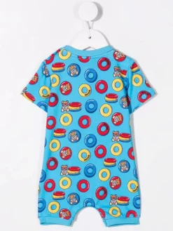 ( Nouvelle Collection ) Moschino Kids Lot De Deux Pyjamas à Imprimé Graphique Enfant -Moschino Kids Soldes Boutique 17969843 37944739 600