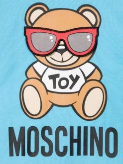 ( Nouvelle Collection ) Moschino Kids Pyjama à Imprimé Teddy Bear 41008 BLUE -Moschino Kids Soldes Boutique 17969859 37927924 600