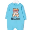 ( Nouvelle Collection ) Moschino Kids Pyjama à Imprimé Teddy Bear 41008 BLUE -Moschino Kids Soldes Boutique 17969859 37927931 600