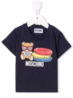 ( Nouvelle Collection ) Moschino Kids T-shirt à Imprimé Teddy Bear Enfant