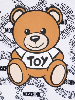 ( Nouvelle Collection ) Moschino Kids T-shirt Teddy Bear à Imprimé Monogrammé Enfant -Moschino Kids Soldes Boutique 17970769 37925805 600