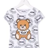 ( Nouvelle Collection ) Moschino Kids T-shirt Teddy Bear à Imprimé Monogrammé Enfant -Moschino Kids Soldes Boutique 17970769 37925821 600