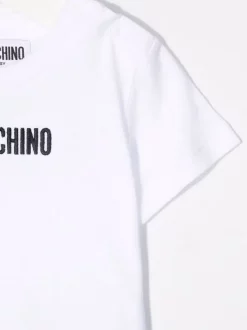 ( Nouvelle Collection ) Moschino Kids 40016 BLU NAVY Ensemble Haut-salopette Teddy Bear En Coton Enfant -Moschino Kids Soldes Boutique 17970917 37926820 600