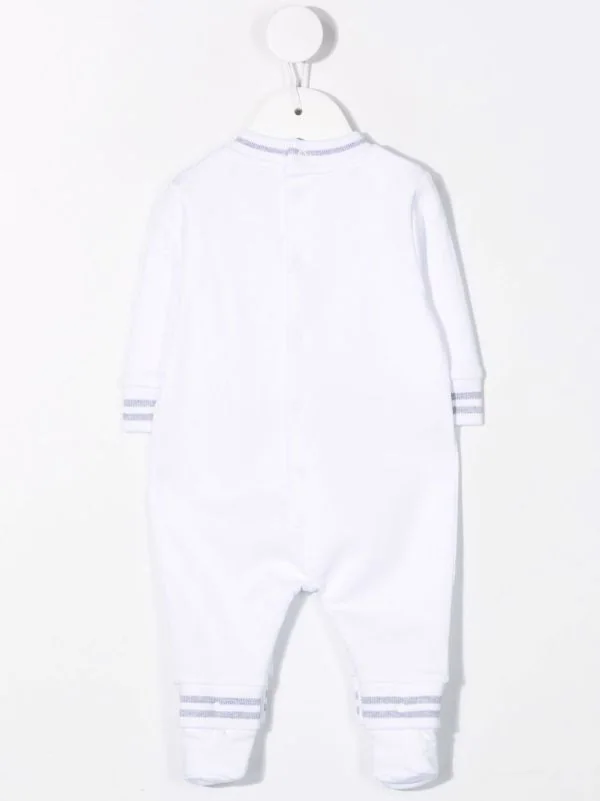 ( Nouvelle Collection ) Moschino Kids 10101 BIANCO Body à Broderies Enfant 4 ( Nouvelle Collection ) Moschino Kids 10101 BIANCO Body à Broderies Enfant – Image 2