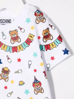 ( Nouvelle Collection ) Moschino Kids 83593 BIANCO Barboteuse Teddy Bear En Coton Enfant 7 ( Nouvelle Collection ) Moschino Kids 83593 BIANCO Barboteuse Teddy Bear En Coton Enfant -Moschino Kids Soldes Boutique 17971810 37925611 600