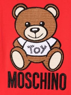 ( Nouvelle Collection ) Moschino Kids T-shirt Teddy Bear à Logo Imprimé 50109 ROSSO 7 ( Nouvelle Collection ) Moschino Kids T-shirt Teddy Bear à Logo Imprimé 50109 ROSSO -Moschino Kids Soldes Boutique 17971865 37925738 600