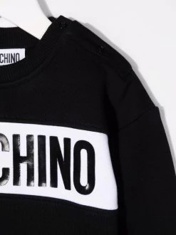 ( Nouvelle Collection ) Moschino Kids Sweat En Coton à Logo Imprimé Enfant -Moschino Kids Soldes Boutique 17971896 37921055 600
