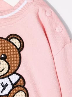 ( Nouvelle Collection ) Moschino Kids Sweat à Logo Teddy Bear Imprimé Enfant -Moschino Kids Soldes Boutique 17971904 37919668 600