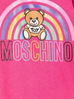 ( Nouvelle Collection ) Moschino Kids Pyjama à Logo Imprimé Enfant -Moschino Kids Soldes Boutique 17984515 38361702 600
