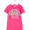 ( Nouvelle Collection ) Moschino Kids Pyjama à Logo Imprimé Enfant -Moschino Kids Soldes Boutique 17984515 38361709 600