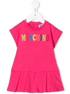 ( Nouvelle Collection ) Moschino Kids Robe à Logo Imprimé Enfant