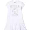 ( Nouvelle Collection ) Moschino Kids T-shirt à Imprimé Double Question Mark Enfant -Moschino Kids Soldes Boutique 17993306 38306271 600