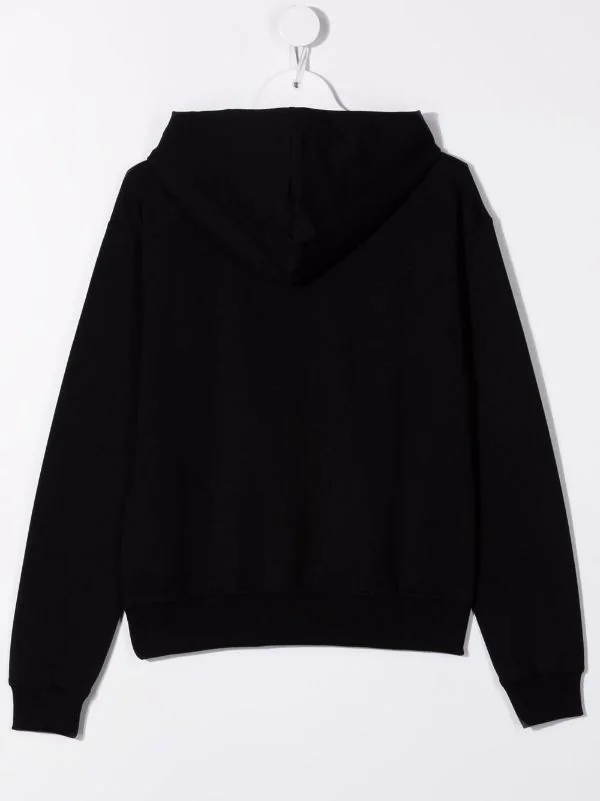 ( Nouvelle Collection ) Moschino Kids Hoodie à Logo Imprimé 60100 NERO 4 ( Nouvelle Collection ) Moschino Kids Hoodie à Logo Imprimé 60100 NERO – Image 2