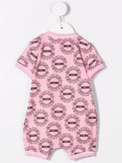 ( Nouvelle Collection ) Moschino Kids 83394 ROSA Trousseau De Naissance à Logo Imprimé Enfant -Moschino Kids Soldes Boutique 17994575 38031218 600