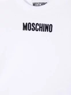 ( Nouvelle Collection ) Moschino Kids Ensemble Haut-salopette à Patch Teddy 50209 ROSA -Moschino Kids Soldes Boutique 17994606 37981796 600